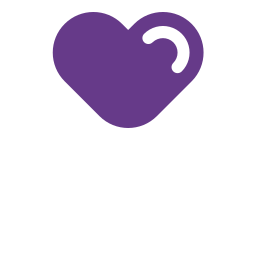 Cartoon hand holding love heart